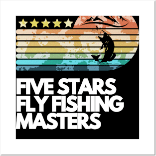 Five stars fly fishing masters vintage Posters and Art